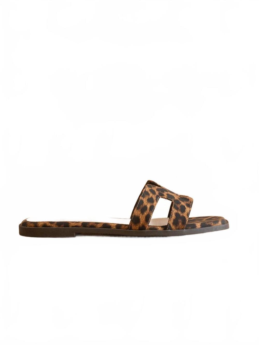 NEW OASIS SOCIETY women's everlee h-strap sandal in leopard